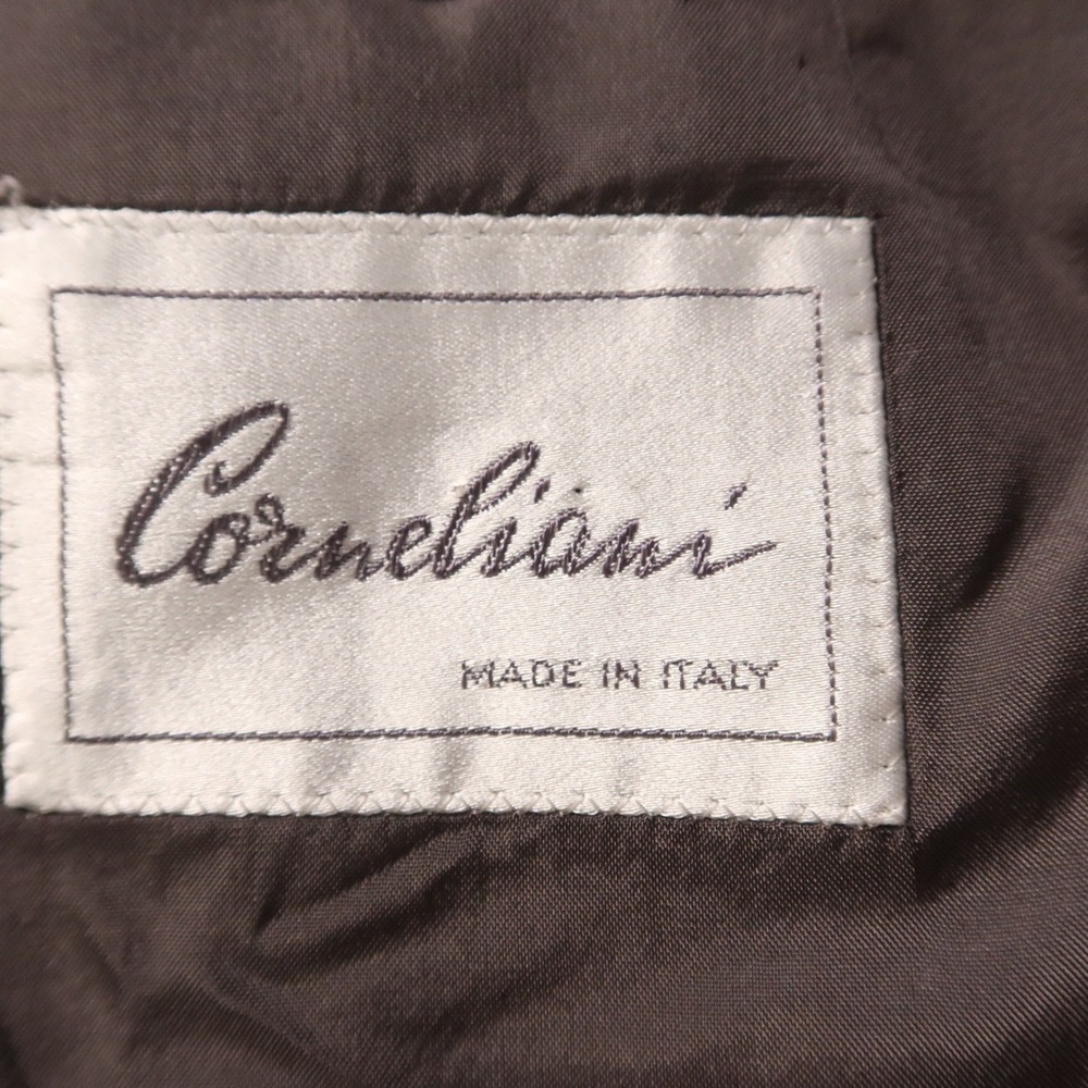 Corneliani Suit L 44R Gray Birdseye Check 100% Wool Made in Italy Pleated 36x30 - Picture 5 of 16